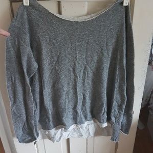Grey cutout design Sweater/sweatshirt Bluenotes